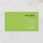 VISITEKAARTJE: geblokkeerd monogram 6 Visitekaartje (Achterkant)