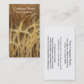 Visitekaartje gerst (Voorkant / Achterkant)