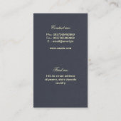 visitekaartje gezaaide bloemen (Achterkant)