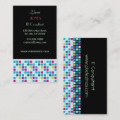 Visitekaartje glazen tegels (Voorkant / Achterkant)