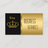 Visitekaartje Gold Black Crown (Voorkant)