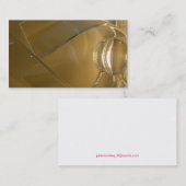 visitekaartje - gouden abstract (Voorkant / Achterkant)