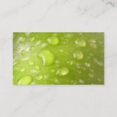Visitekaartje Green Apple (Achterkant)