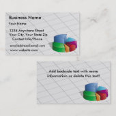visitekaartje Green Pie Chart (Voorkant / Achterkant)