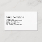 Visitekaartje grijs betonsteen (Achterkant)