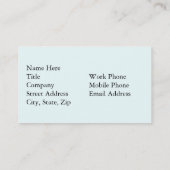 Visitekaartje Groen speldenvlees (Achterkant)