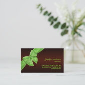 Visitekaartje Groene Bow (Staand voorkant)