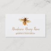 Visitekaartje gulden honingbijen (Voorkant)