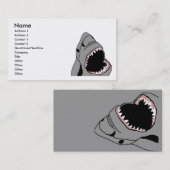 Visitekaartje haaienbeet (Voorkant / Achterkant)