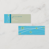 VISITEKAARTJE:: haakjes 4 Mini Visitekaartje (Voorkant / Achterkant)