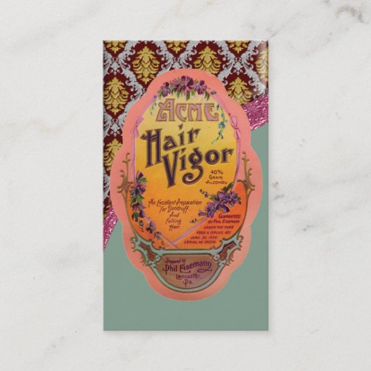 Visitekaartje Hair Cream Poster (Voorkant)