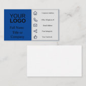 Visitekaartje - half & half (Voorkant / Achterkant)