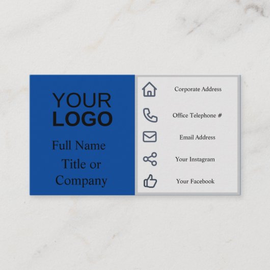 Visitekaartje - half & half (Voorkant)