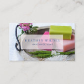 Visitekaartje handgemaakte handgemaakte zeepproduc (Voorkant)