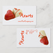 Visitekaartje hart (Voorkant / Achterkant)