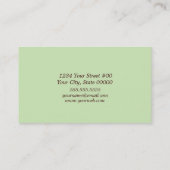 Visitekaartje hart en vogels (Achterkant)