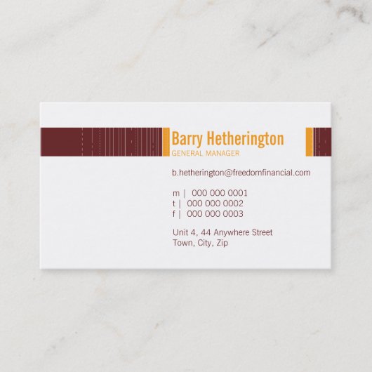 VISITEKAARTJE:: heup 1 Visitekaartje (Voorkant)