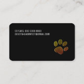 Visitekaartje honden Gezelschapsdieren (Achterkant)