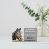 Visitekaartje Horse Riding Stables (Staand voorkant)
