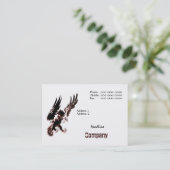 Visitekaartje Hunting Eagle (Staand voorkant)
