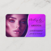Visitekaartje ideeën voor make-up artiesten (Voorkant)