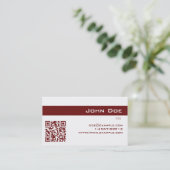 visitekaartje Imperial Red (Staand voorkant)