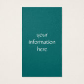 Visitekaartje in de cabine (Achterkant)