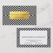 Visitekaartje in luxepatroon aanpasbaar (Voorkant / Achterkant)