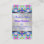 visitekaartje Indiase stijl (Achterkant)