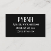 Visitekaartje Informatiekaartje (Achterkant)