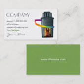 Visitekaartje inktcartridge afdrukken (Voorkant / Achterkant)