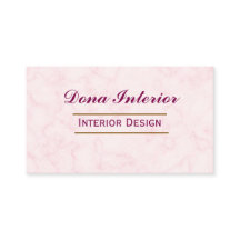 Visitekaartje interieurontwerper