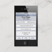 visitekaartje iphone (Achterkant)