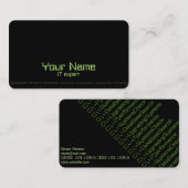 Visitekaartje IT-expert computer (Voorkant / Achterkant)