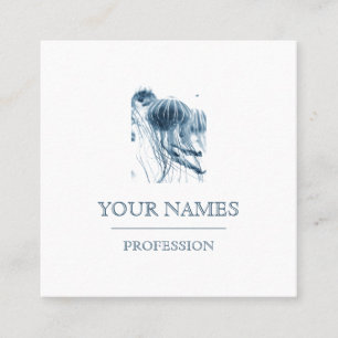 Visitekaartje: JELLYFISH Vierkante Visitekaartje