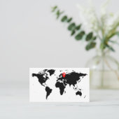 Visitekaartje kaart (Staand voorkant)