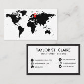 Visitekaartje kaart (Voorkant / Achterkant)