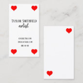 visitekaartje kaartdek (Voorkant / Achterkant)