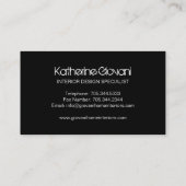 Visitekaartje Keukendeskundigen (Achterkant)