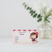 Visitekaartje Kinder partij (Staand voorkant)