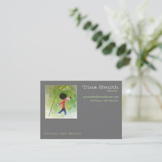 visitekaartje - Kinderopvang (Staand voorkant)