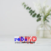 visitekaartje Klein (Staand voorkant)