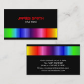 Visitekaartje kleurenspectrum (Voorkant / Achterkant)