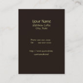 Visitekaartje Koffieontwerp (Achterkant)