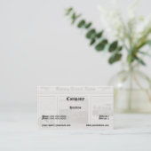 Visitekaartje kranten (Staand voorkant)