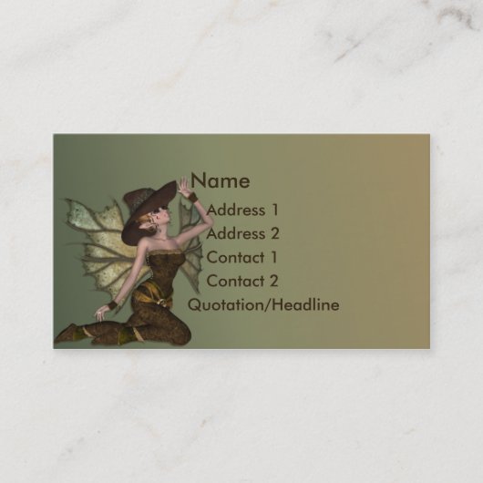 Visitekaartje KRW Forest Pixie (Voorkant)