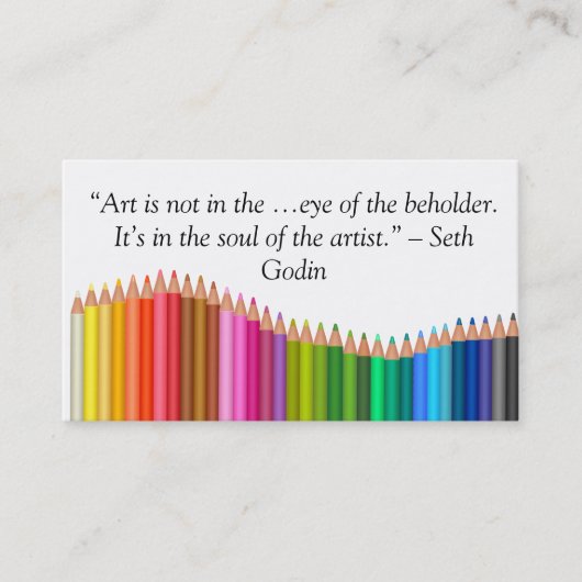 visitekaartje/kunstenaar visitekaartje (Voorkant)