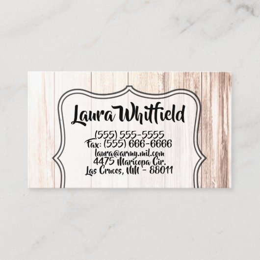 Visitekaartje laarzen land rustiek Western Draag B (Voorkant)