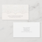 visitekaartje - Laced White (Voorkant / Achterkant)