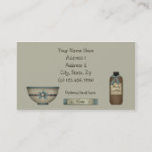 Visitekaartje Landenprimitieve mandjes (Achterkant)